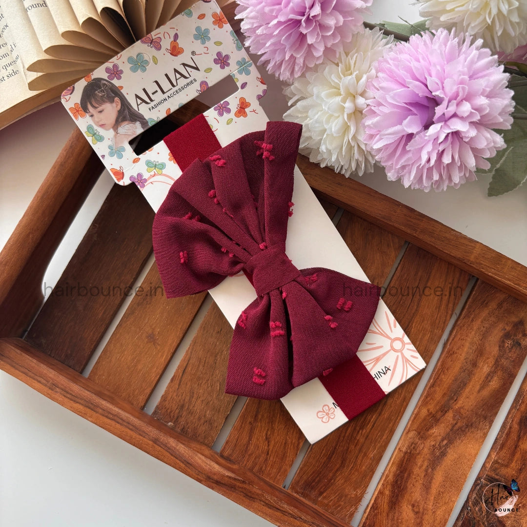 Soft Bow Newborn Headband