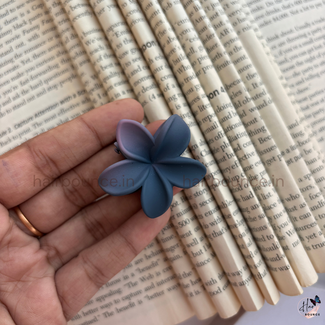 Pastel Blossom Matte Flower Hair Claw - Small