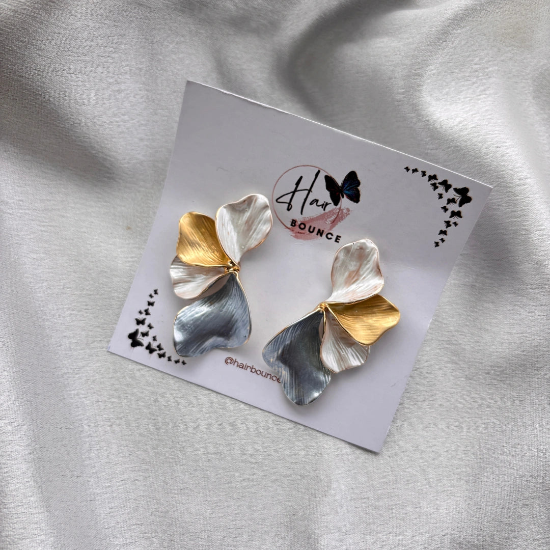 Petal Cascade Statement Earrings