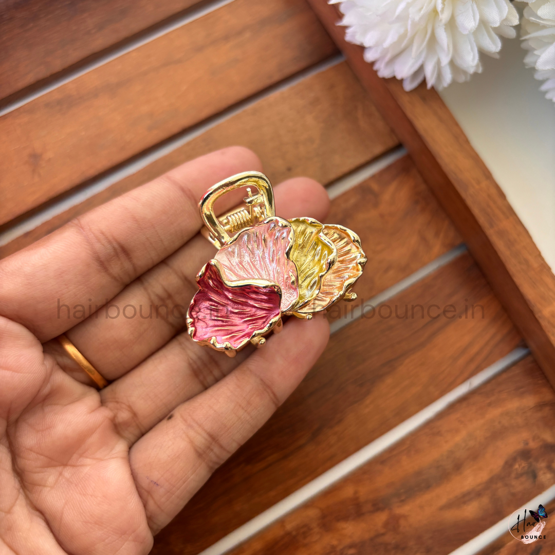 Twisted Petal Luxe Hair Claw – Medium