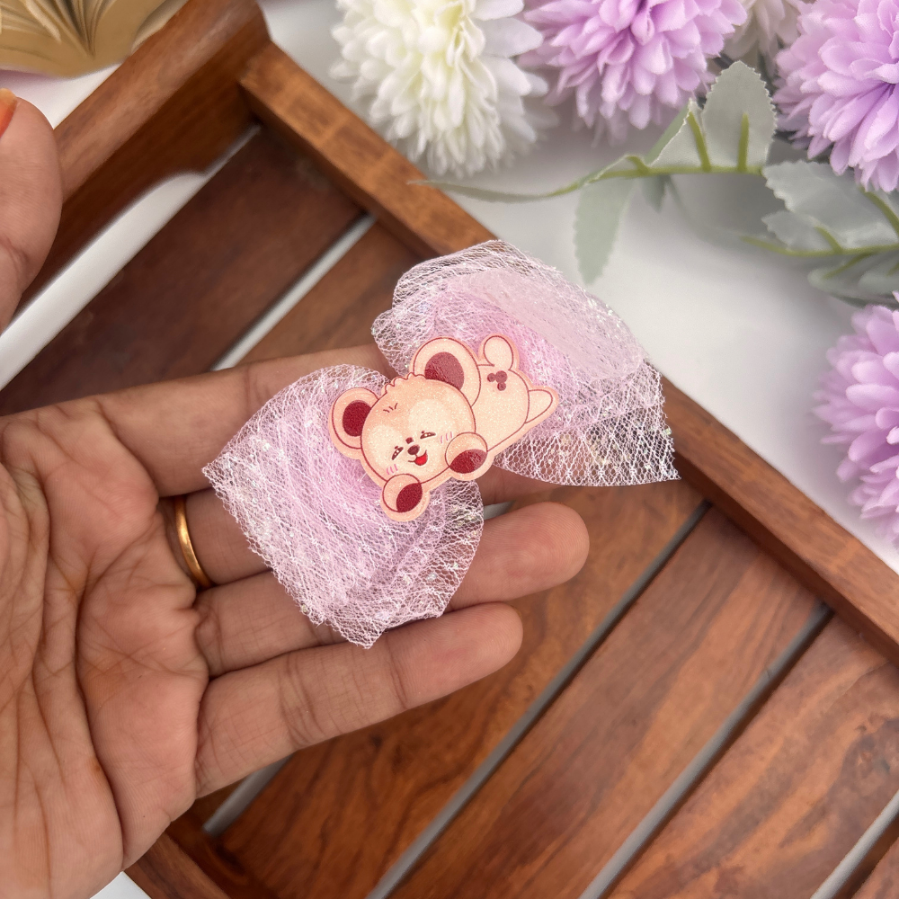 Toy Bow Alligator Clip