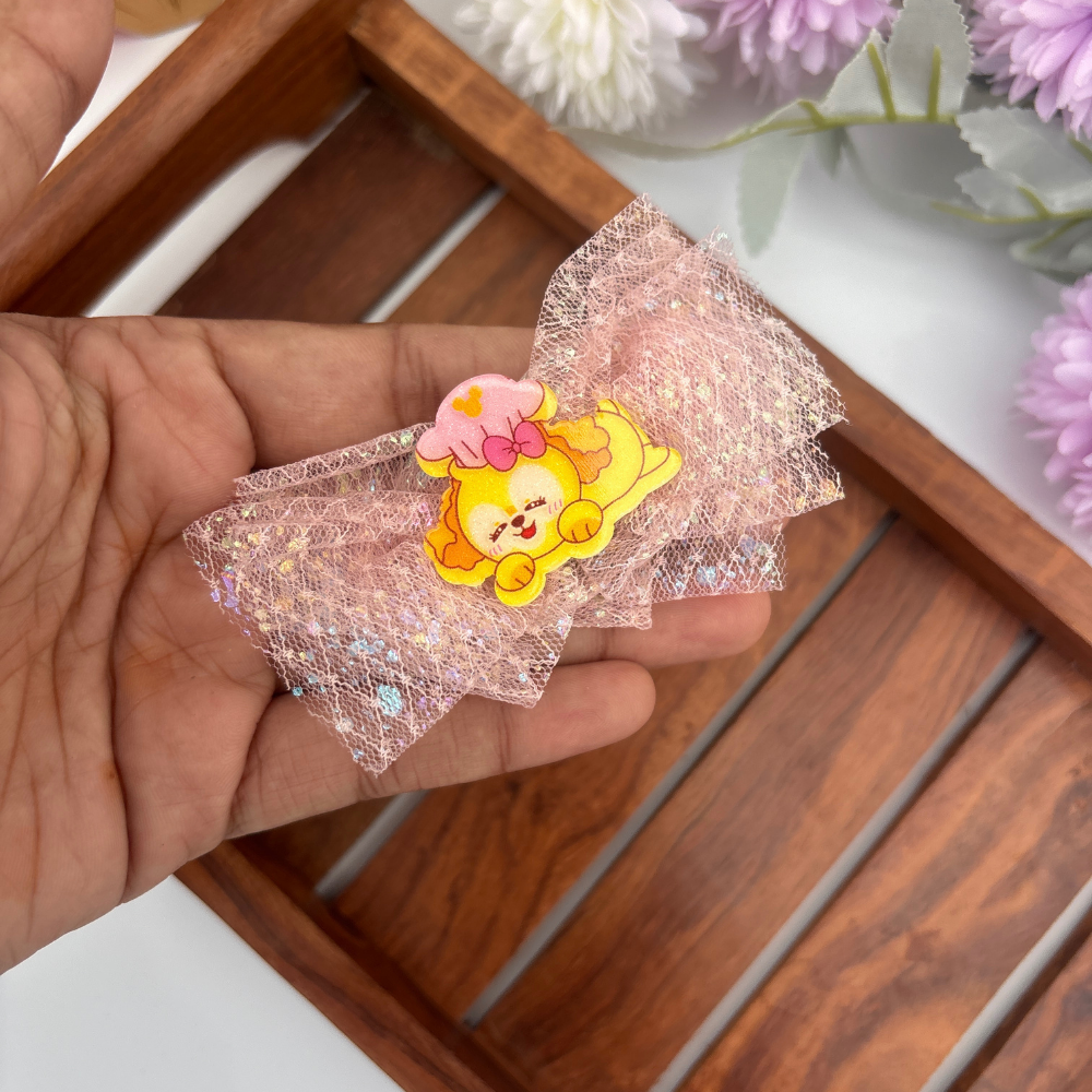Toy Bow Alligator Clip