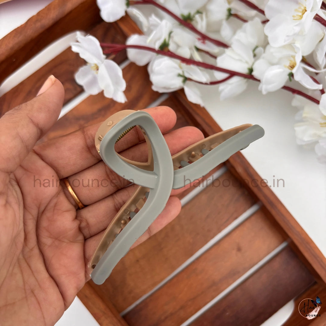Dual Colour Loop Hair Claw - Large