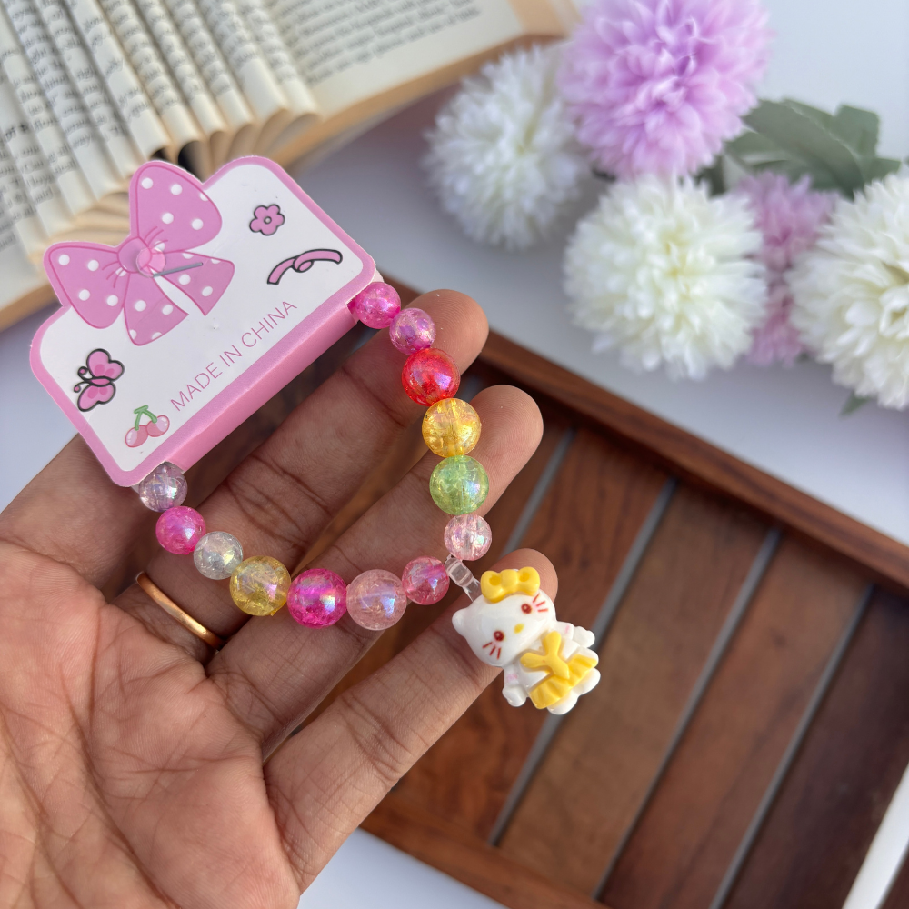 Multicolour Kitty Kids Bracelet
