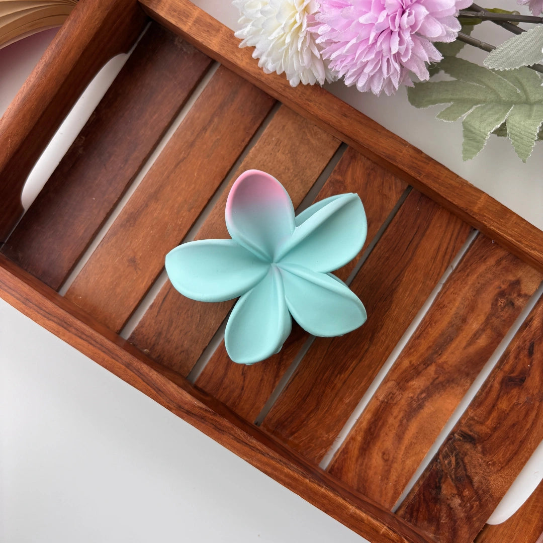 Dual Shade Lilly Flower Hair Claw – Large