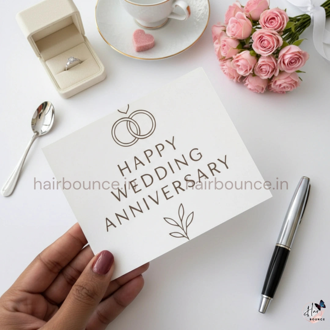 Minimal Wedding Anniversary Card