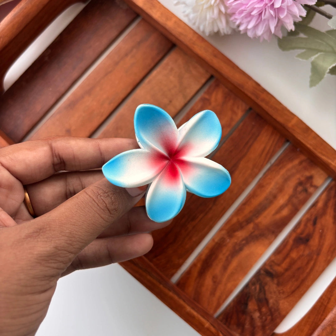 Dual Shade Lilly Flower Hair Claw – Medium