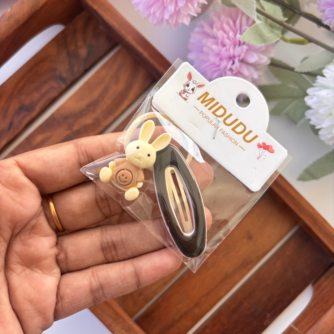 Cute Bunny Hair Clip - Set of 2