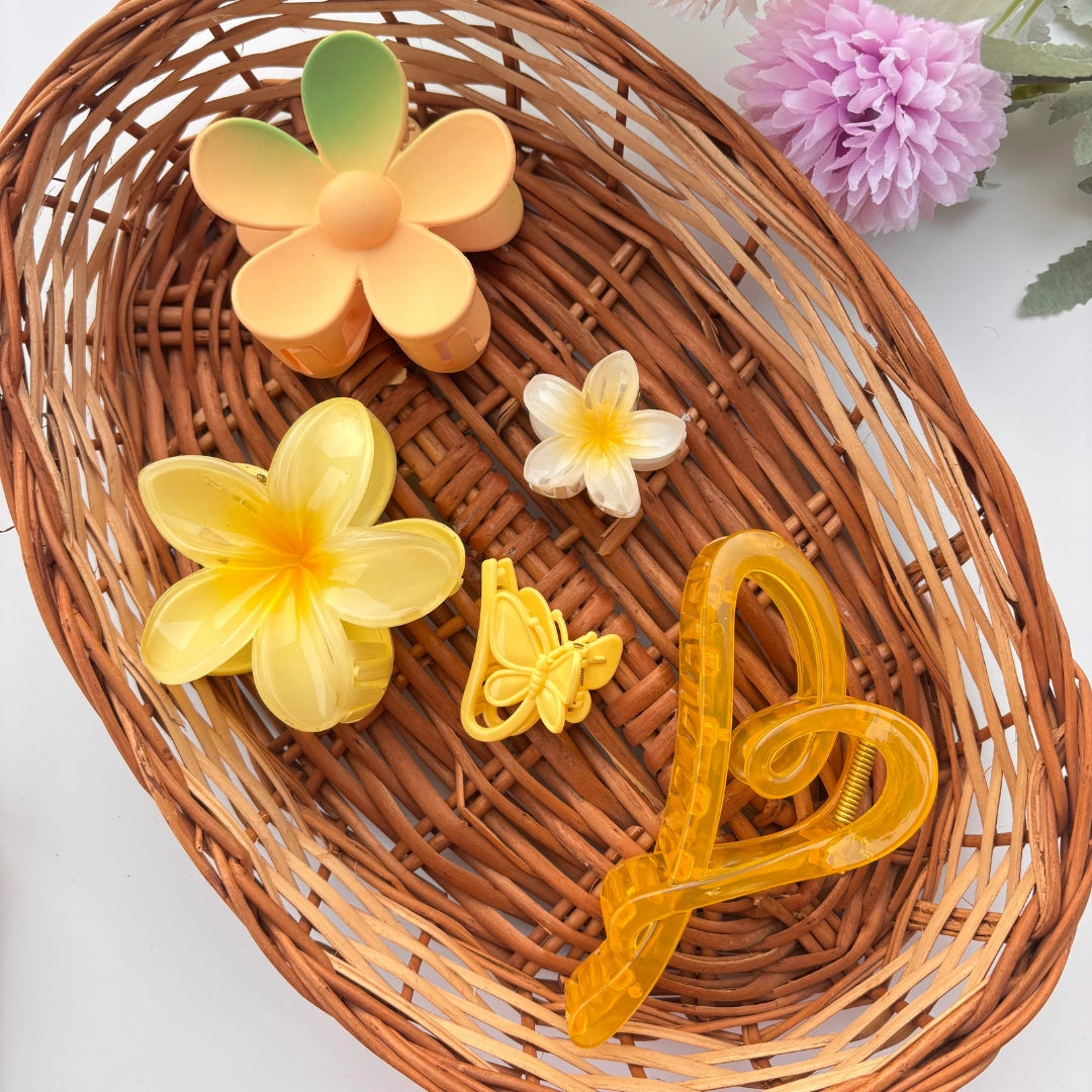 Mango Bloom Hair Clip Set