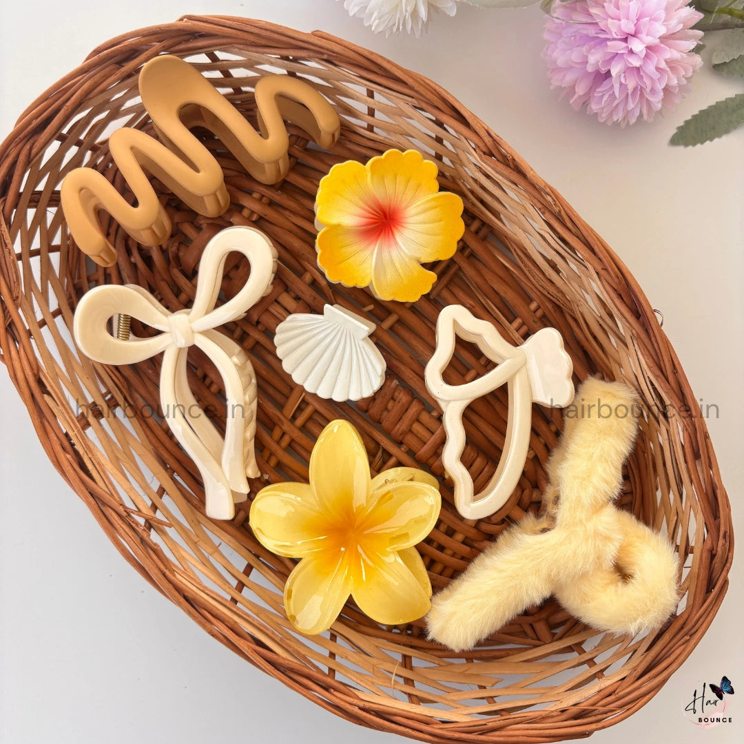 Vanilla Bloom Hair Accessories Gift Hamper