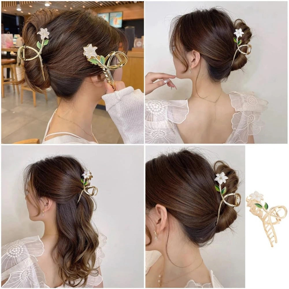 Flower Loop Hair Claw – Large