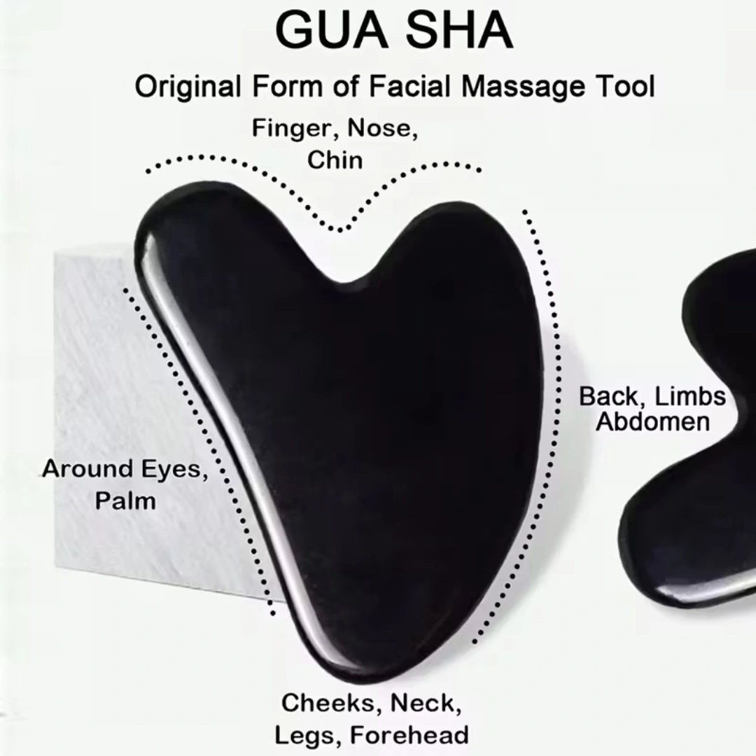 Rose Quartz Face Roller & Gua Sha Set