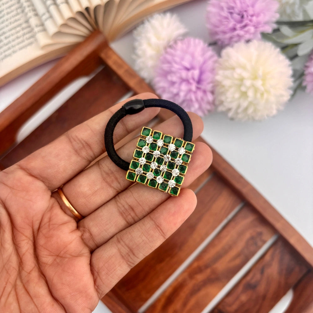 Heritage Square Hair Tie