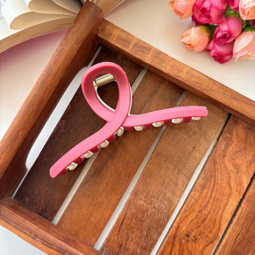 Dual Colour Loop Hair Claw - Large