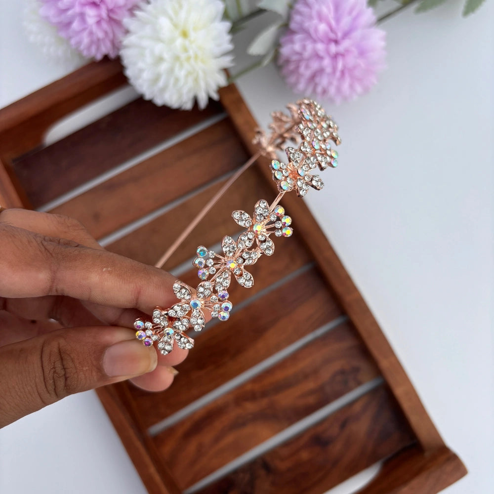 Crystal Daisy Vine Headband