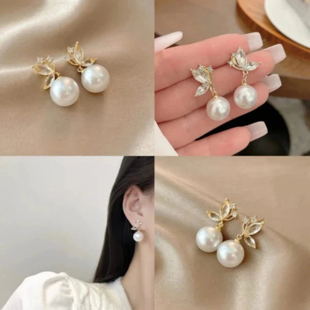 White Pearl Earring