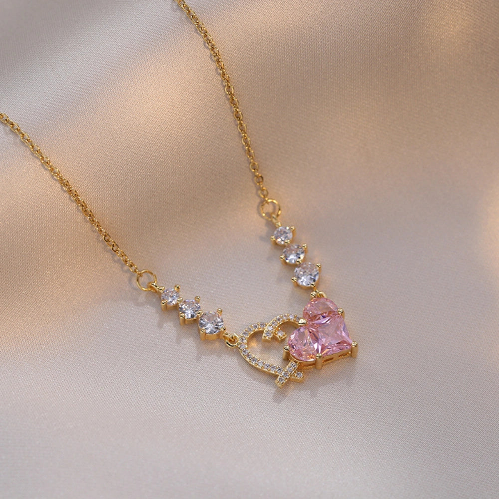 Blush Heart Necklace