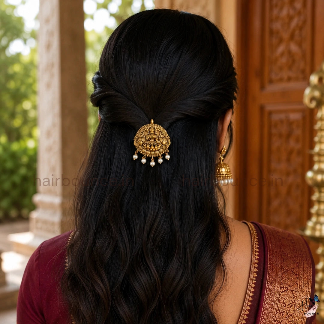 Heritage Lakshmi Temple Jada Billa Hair Pin