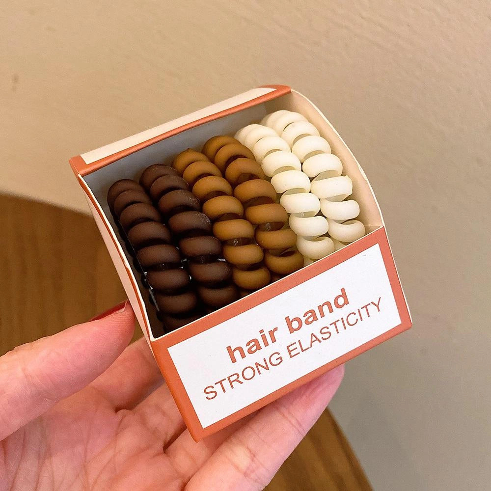 Spiral Hair Ties - Pack of 6