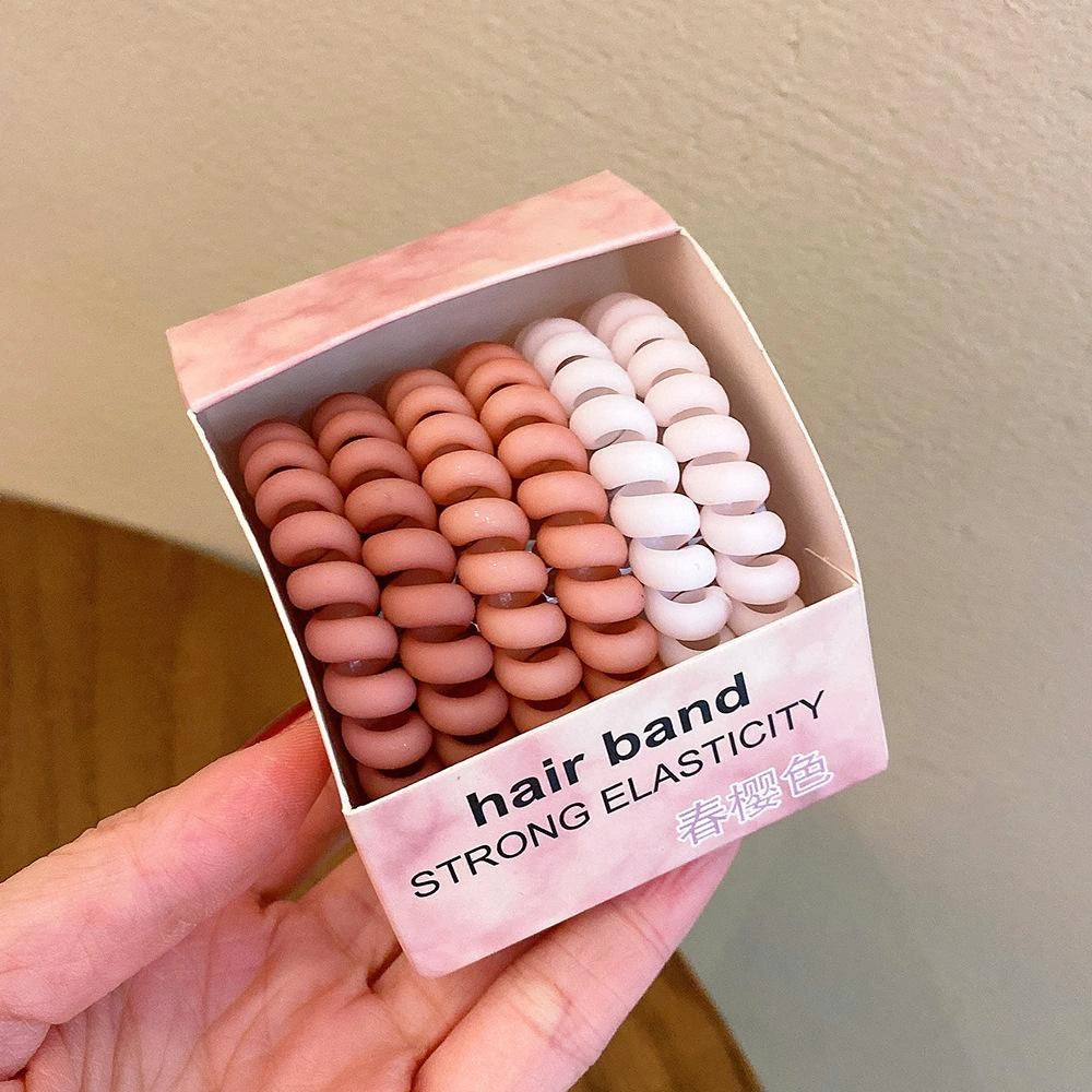 Spiral Hair Ties - Pack of 6