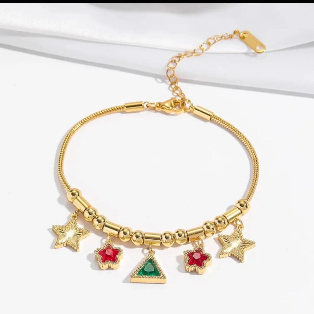 ✨ Celestial Charm Gold Bracelet ✨