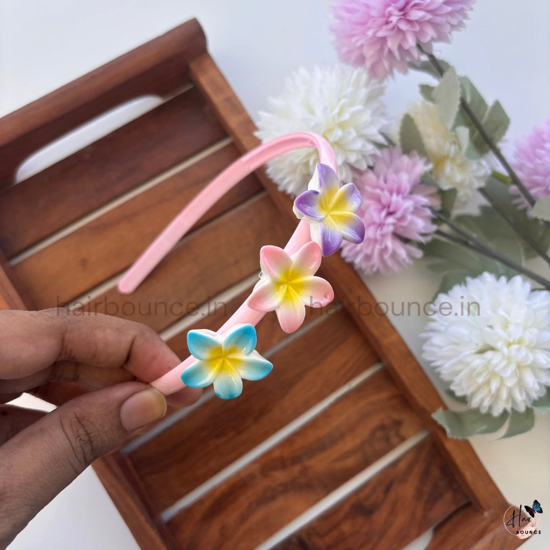 Tropical Flower Hairband – Pastel Collection
