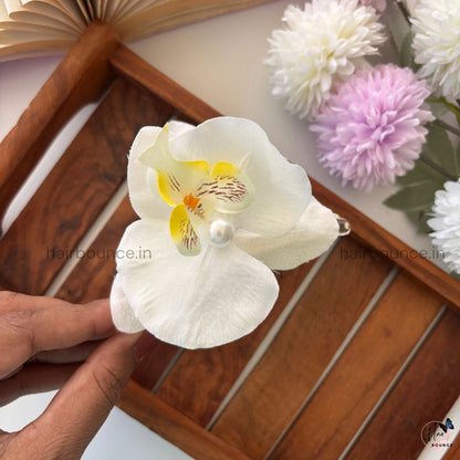 Orchid Pearl Hair Claw - Large