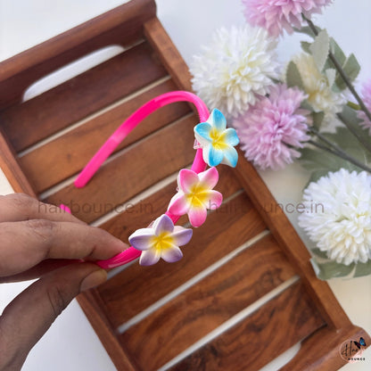 Tropical Flower Hairband – Pastel Collection