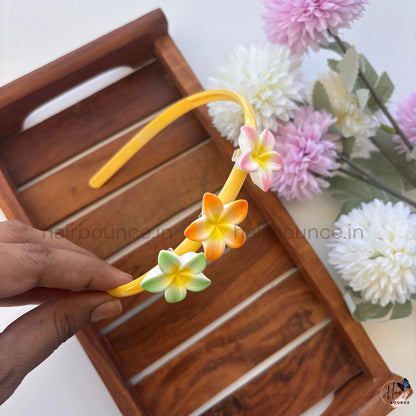 Tropical Flower Hairband – Pastel Collection