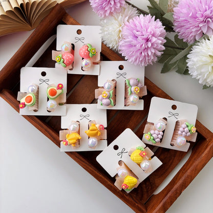 Fruits Hair Claw – Pack of 2