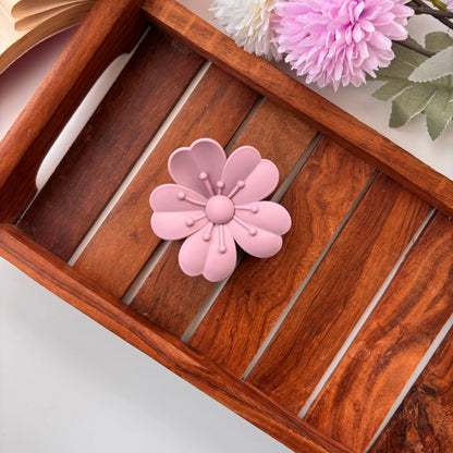 Dual Colour Daisy Flower Hair Claw – Medium