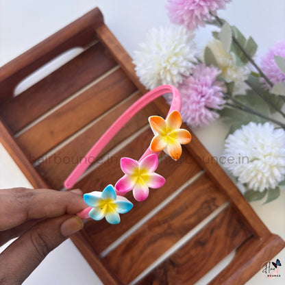 Tropical Flower Hairband – Pastel Collection
