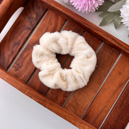 Colourful Fur Scrunchie - Regular