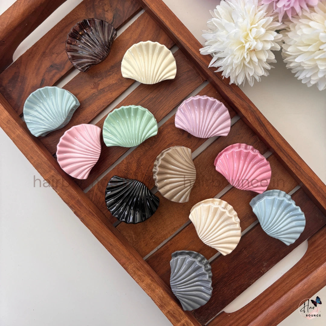 Pastel Seashell Hair Claw – Small