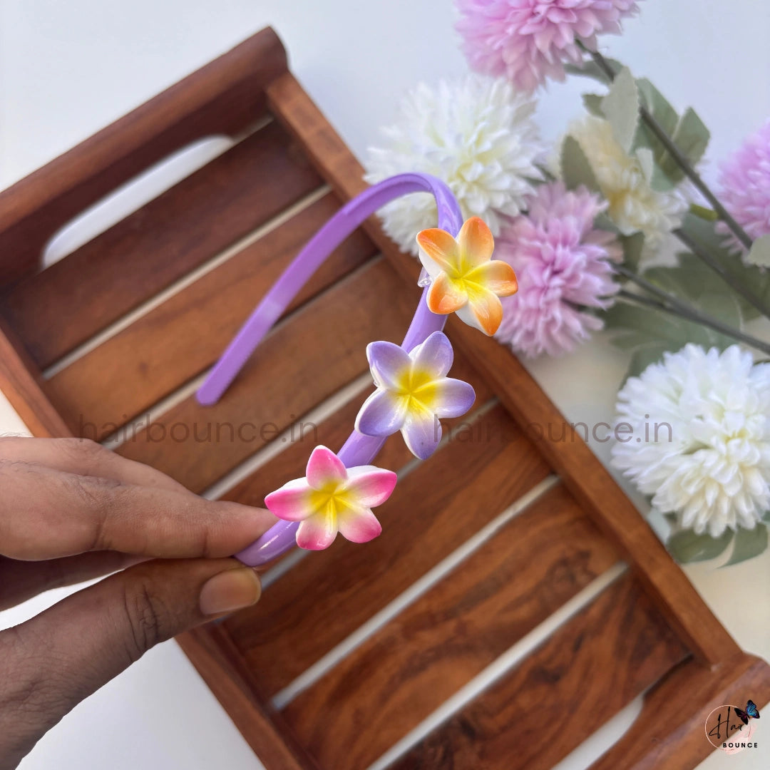 Tropical Flower Hairband – Pastel Collection
