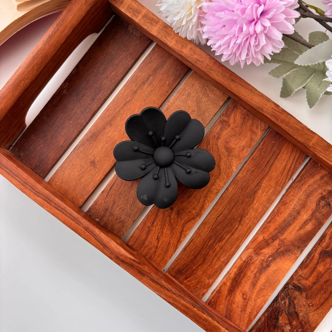 Dual Colour Daisy Flower Hair Claw – Medium