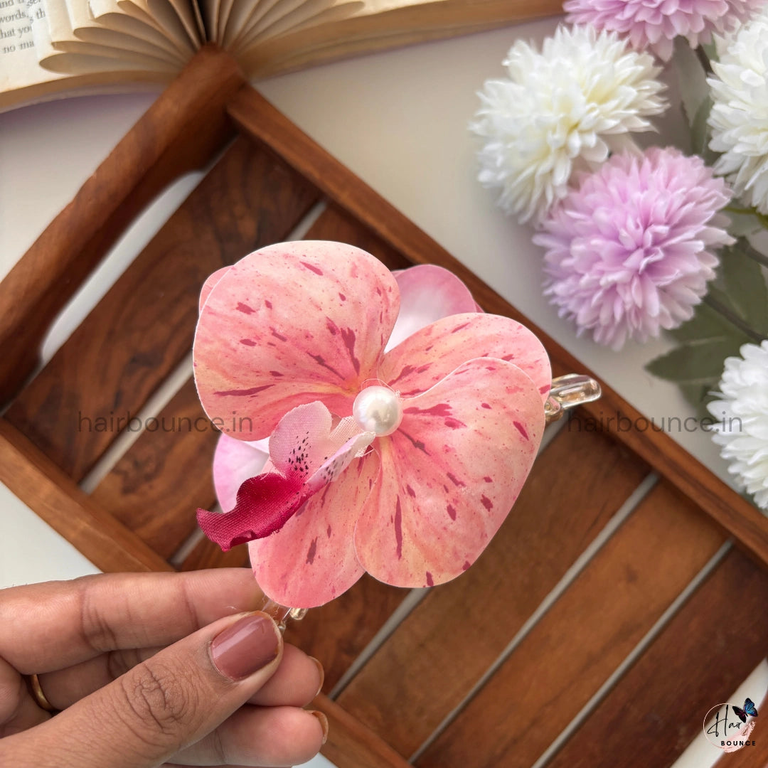 Orchid Pearl Hair Claw - Large