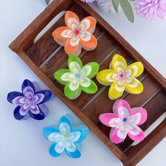 Tropical Bloom Hair Claw - Large