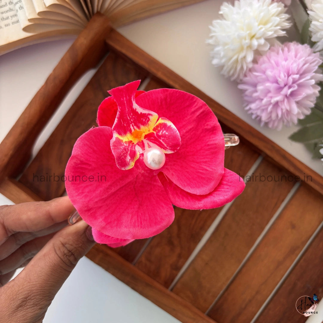 Orchid Pearl Hair Claw - Large