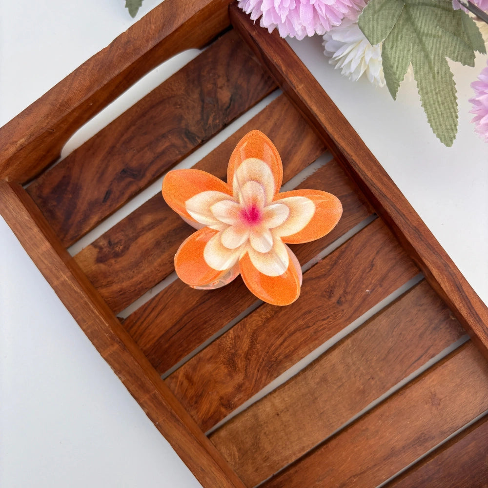 Tropical Bloom Hair Claw - Large