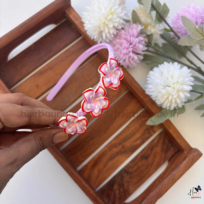 Plumeria Blossom Hairband – Pastel Collection