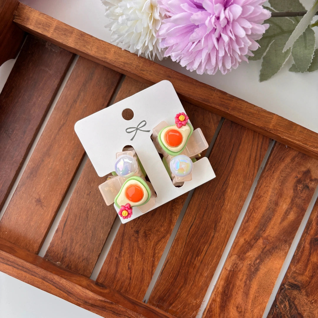 Fruits Hair Claw – Pack of 2