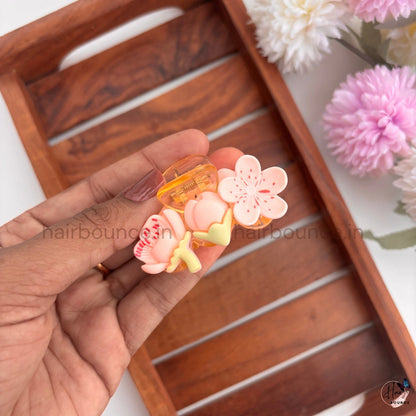Ceramic Blossom Hair Claw – Medium