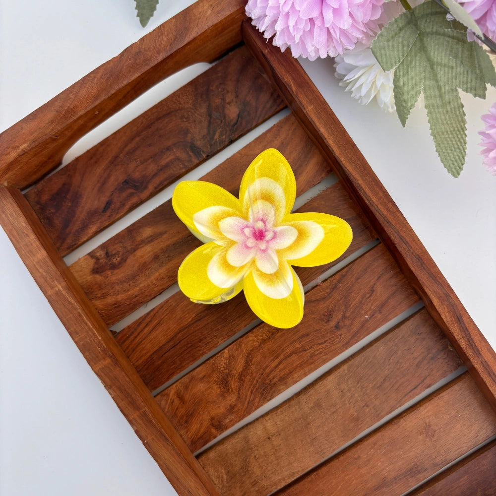 Tropical Bloom Hair Claw - Large