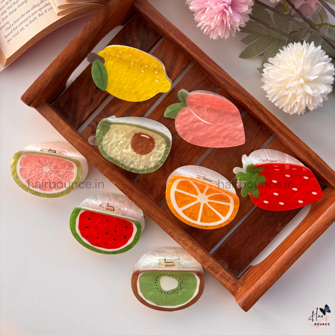 Fruity Slice Hair Claw - Medium