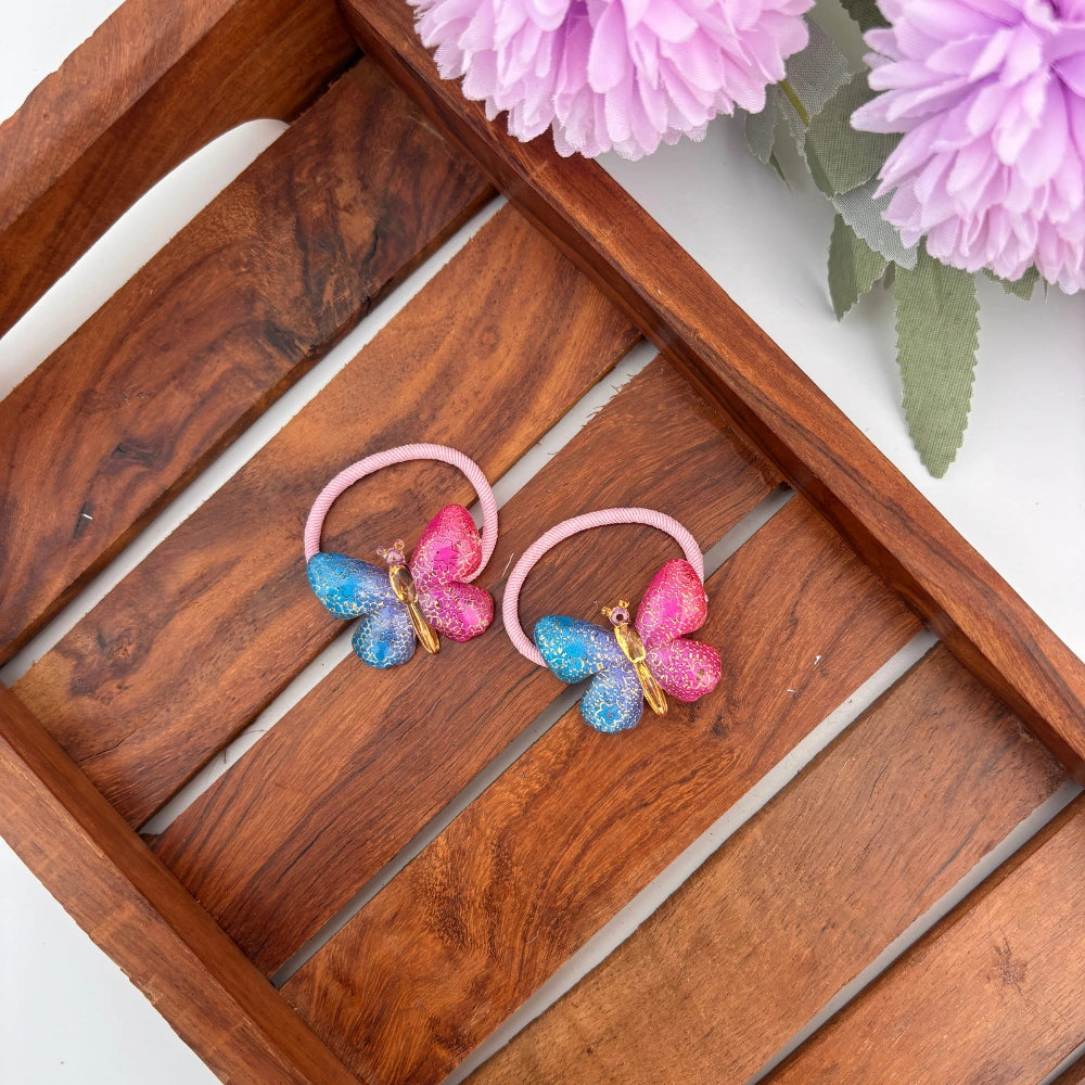 Sparkle Pop Butterfly Rubber Bands