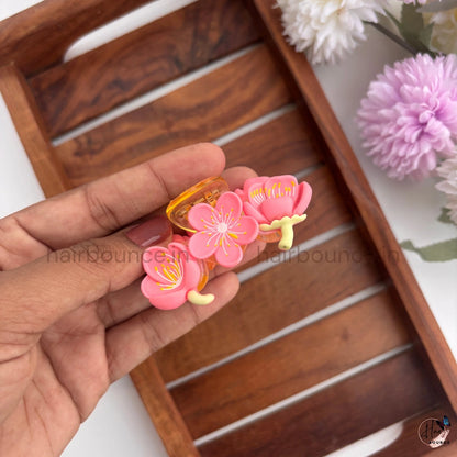 Ceramic Blossom Hair Claw – Medium