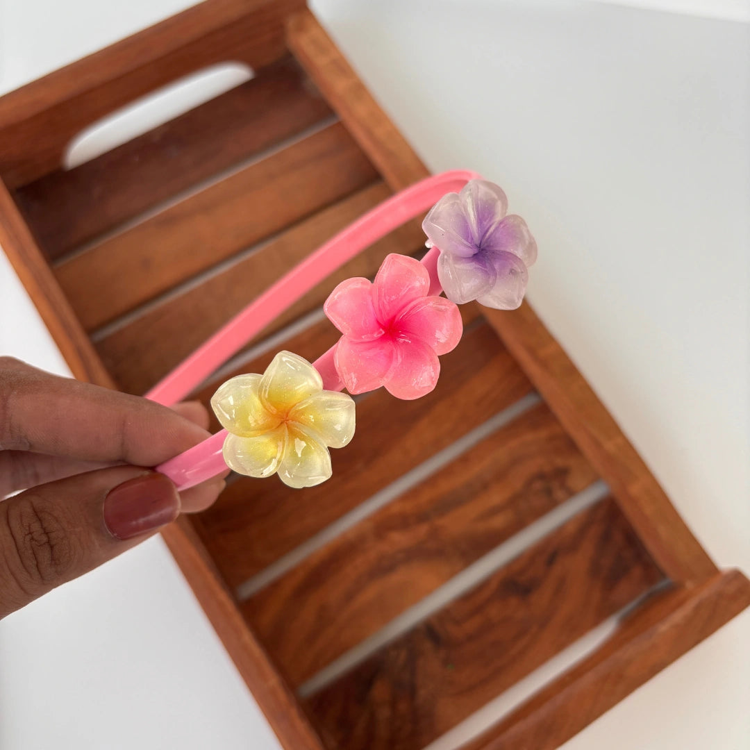 Glossy Tropical Bloom Headband
