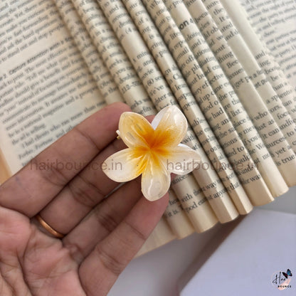 Glossy Blossom Flower Hair Claw - Small