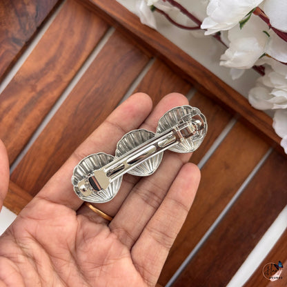 Shell Shine Metallic Center Hair Clip